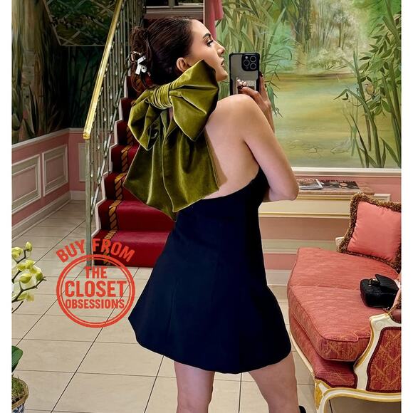 RARE!!! ZARA Short Dress with Maxi Bow NWT - Picture 12 of 16